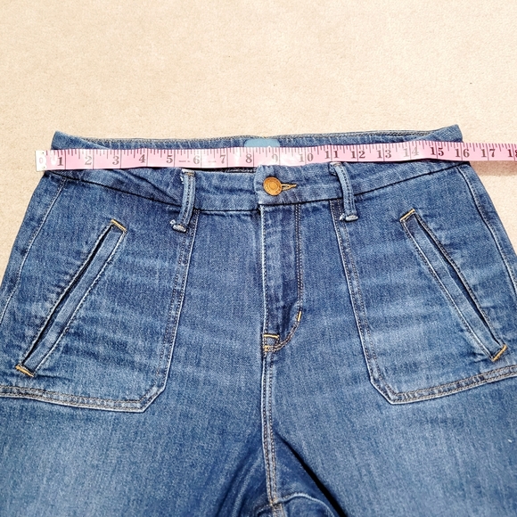 JAG Jeans Sophia Wide Leg Crop Jeans Women’s Size 8 / 30 Blue Stretch Denim - Picture 6 of 13